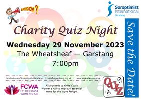 Charity Quiz Night - 29 November 2023